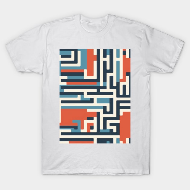 Maze of Dreams: Pastel Labyrinth Journey T-Shirt by star trek fanart and more